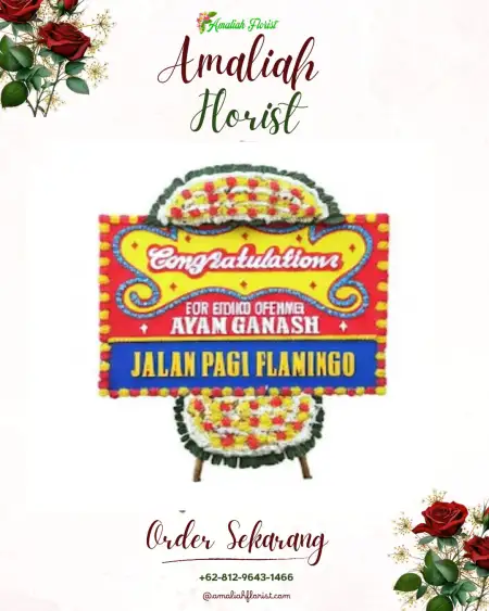 Sewa Papan Bunga Batu Raja Baru